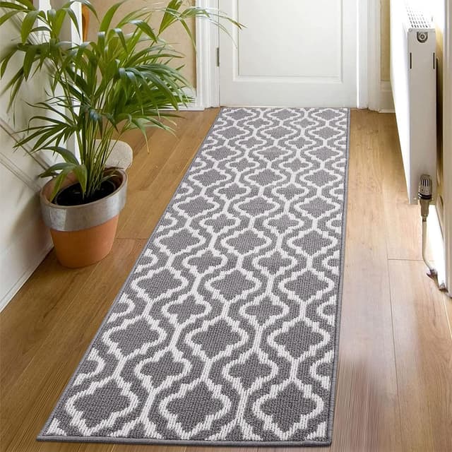 SHACOS Teppich Läufer 50x150 cm - Grau 🏡👟