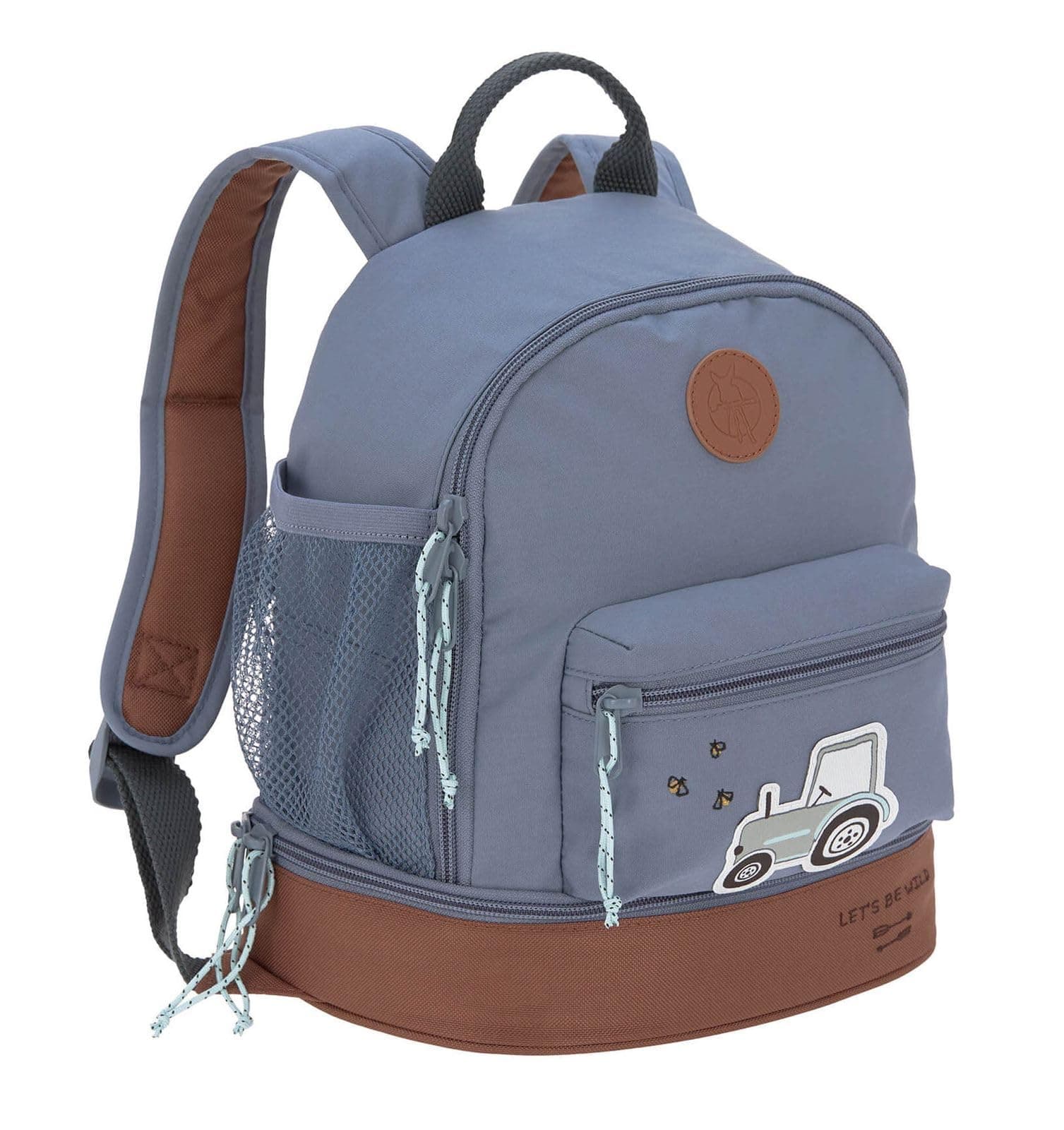 🎒🚜 LÄSSIG Kinderrucksack mit Brustgurt Kindergartentasche Kindergartenrucksack 6,5L ab 3 Jahren/Mini Backpack Adventure Tractor 🚜🎒