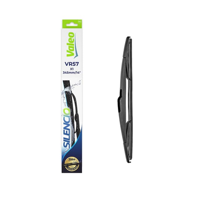 🚗 VALEO Silencio Wischer - VR57 - Ganzjährig Beständig - Konventionelles Wischblatt 345mm - Hinten