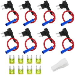 🚗 8 Stück 12V Autosicherungen Stromdieb Deal! Sparen Sie 2.26€ pro Stück! 🚗