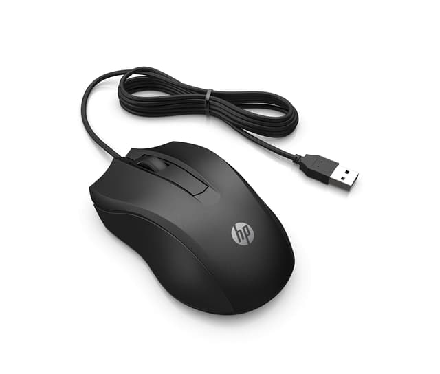 🖱️ HP Maus 100 kabelgebunden – Optische USB-Maus mit 1600 DPI
