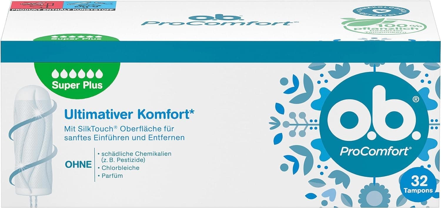 🌺🌟 Deal: o.b. ProComfort Super Plus Tampons für sehr starke Tage 🌟🌺
