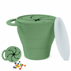Vicloon Snack Becher aus Silikon 🎁 - Speziell für Babys und Kleinkinder