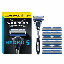 Wilkinson Sword - Hydro 5 Rasierer für Männer mit 13 Klingen ✂️