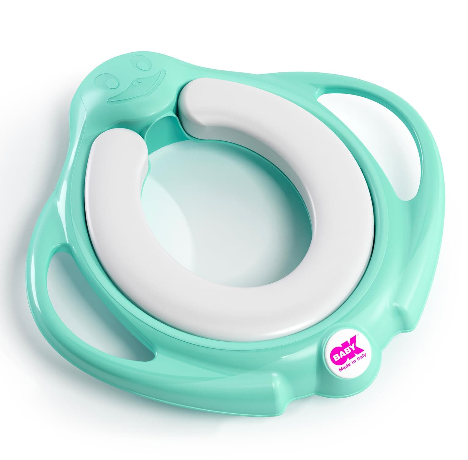 🚽 OKBABY Weicher Toilettensitzverkleinerer - Türkis 80800944 Hellblau