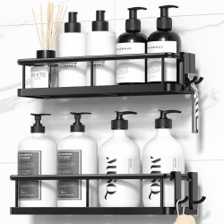 🚿 YASONIC Duschablage ohne Bohren - Badezimmer Organizer mit großer Kapazität 🧴