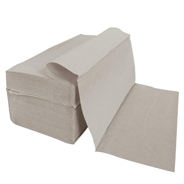 🌿 Super Deal: 5000 Stück Papierhandtücher Natur 25x23 cm ZZ-Falz Recycling!