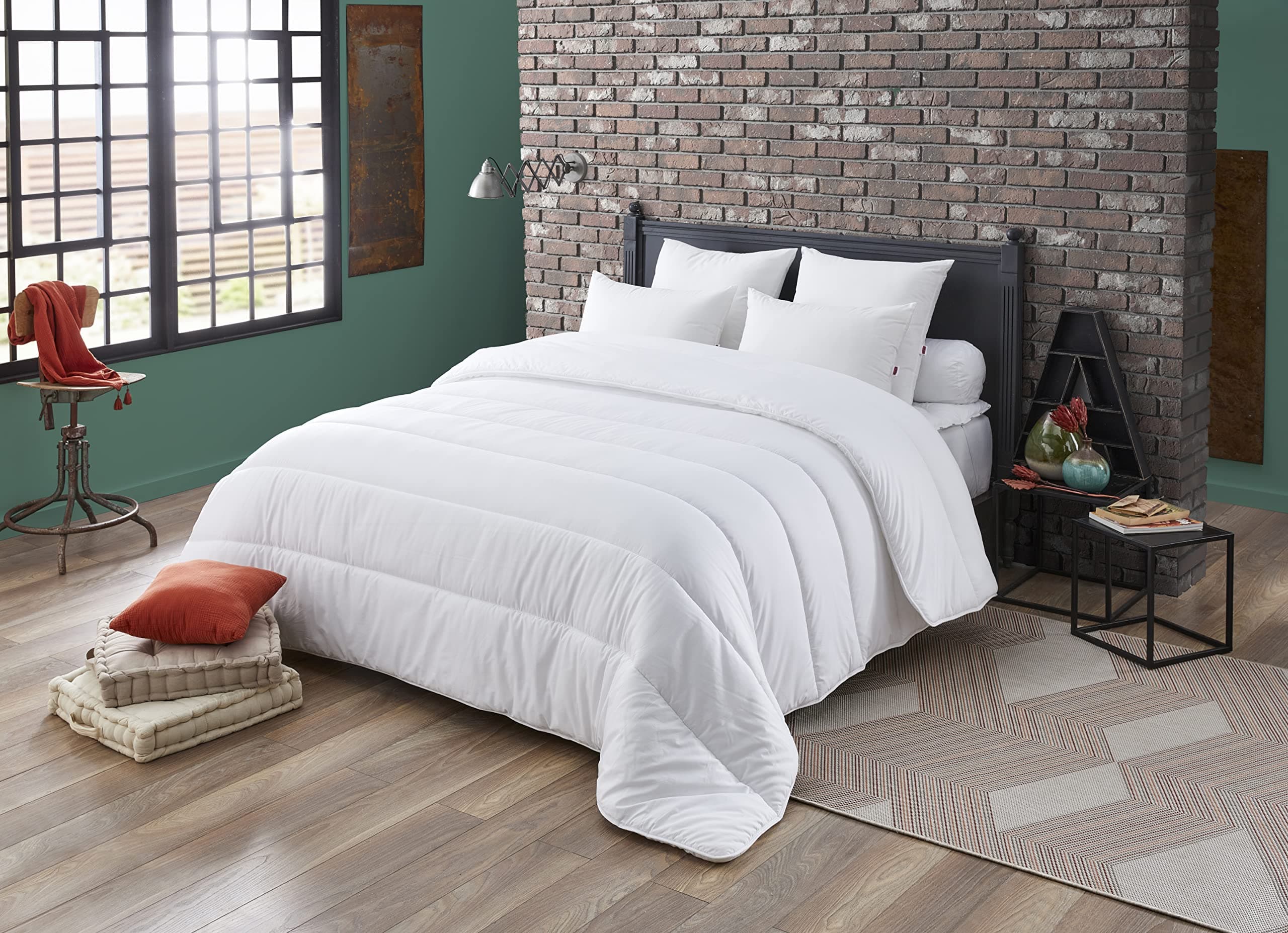 🛏️ DODO Bettdecke Arizona, leicht, Polyester, weiß, 240/260 - Angebot