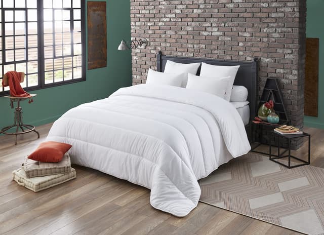🛏️ DODO Bettdecke Arizona, leicht, Polyester, weiß, 240/260 - Angebot