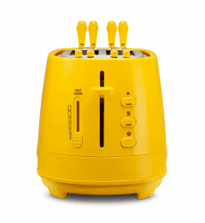 🔥 Tolles Angebot! De Longhi CTLAP2203 Toaster mit Zange, 550 Watt, gelb