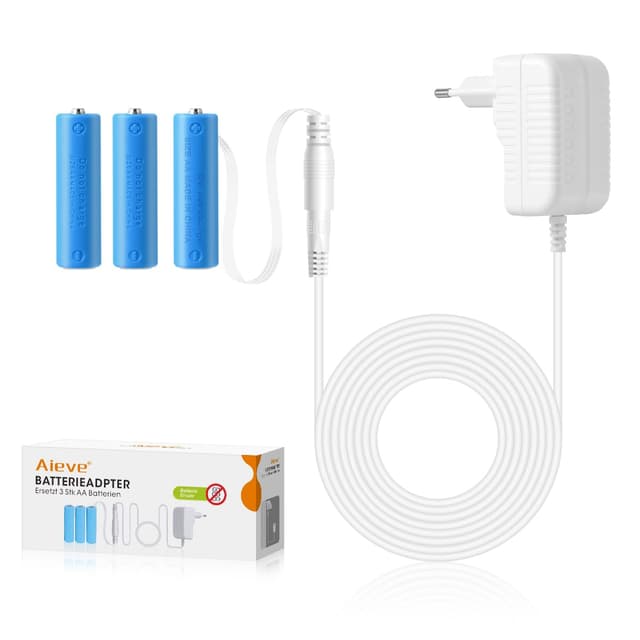 🔋 AIEVE 4,5V Batterieadapter für 3 AA Batterien