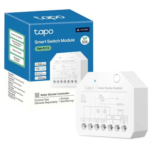 🔥 Deal des Tages! Tapo S112 | 2-Kanal WLAN und Bluetooth Smart Relaisschalter