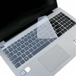 GIMIRO Tastatur Film Halbtransparente waschbare Schutzabdeckung für Notebook Tastaturen 13in 14in 15in 16in 17in (Weiß/14in) White/14in 🎉🔥