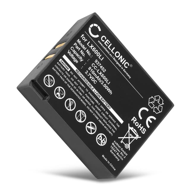 CELLONIC Akku für Headset kompatibel mit Eartec Ultralite, HUB, Hub Systems (810mAh, 3.7V) - Ersatzakku LX600LI