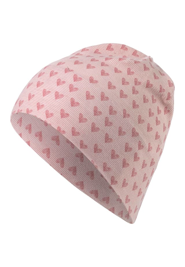 Sterntaler Beanie Herzen - Lässige Baby Mütze aus Flammgarn Jersey mit Allover Druck