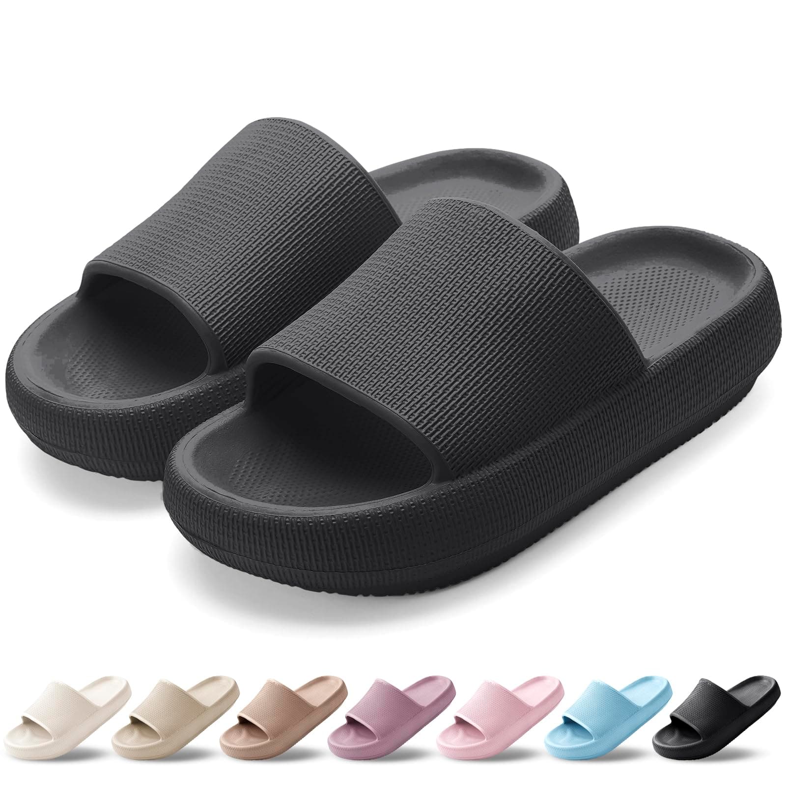 🌞🩴 HEOAARG Badelatschen Herren Damen | Rutschfest & Ergonomisch | Sommer Pantoletten
