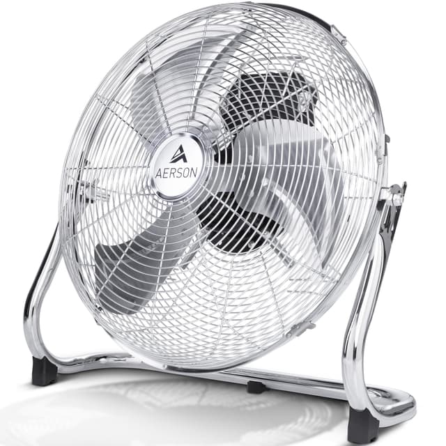 🌬️ TRESKO AERSON Bodenventilator 60cm | Windmaschine mit 3-Leistungsstufen 200W | Standventilator Ventilator 🌀