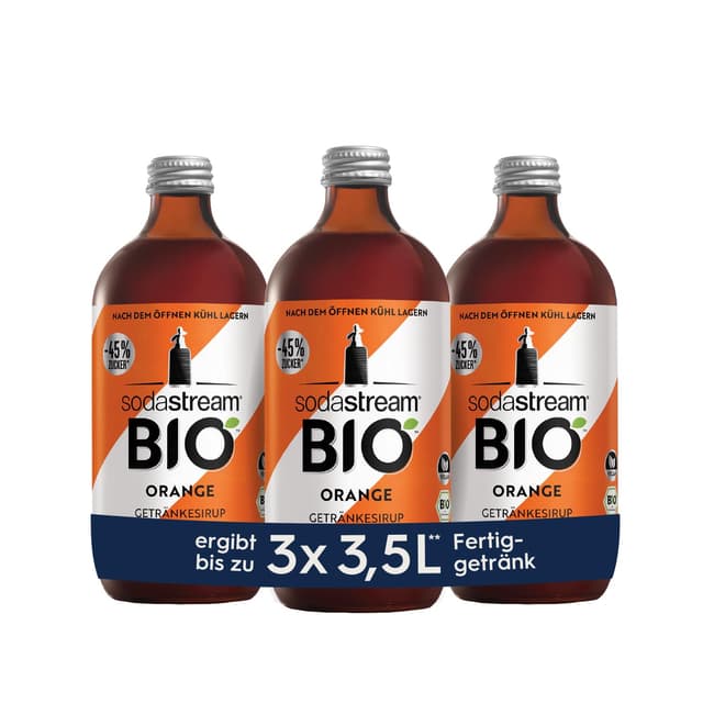 Angebote: SodaStream Sirup 3x BIO Orange 🍊🥤