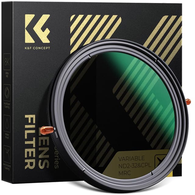 K&F Concept Nano-X ND Filter 72mm CPL&ND2-ND32 2-in-1 Graufilter und CPL Filter Polfilter 📷🌈