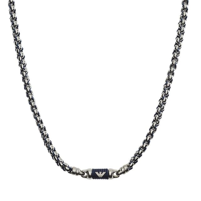 🌟 SALE 🌟 EMPORIO ARMANI Herren Edelstahl Kettenhalsband