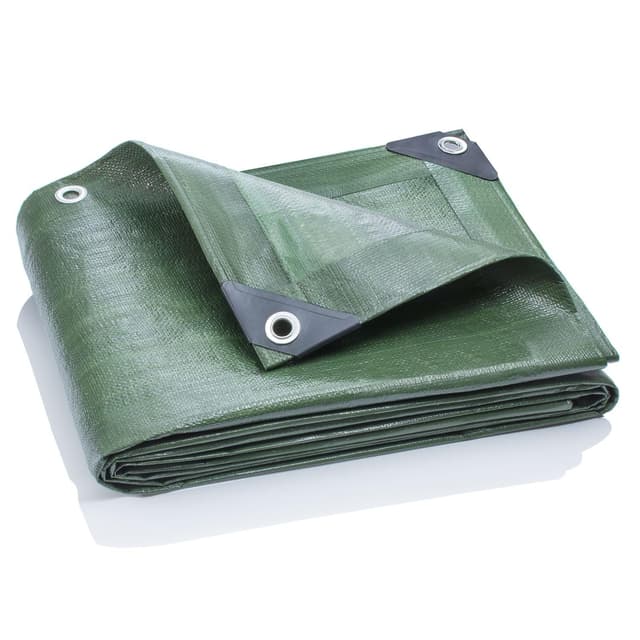 🌿 GardenMate 3x4m 120g/m² Gewebeplane Grün Abdeckplane Schutzplane Bootsplane 🌳