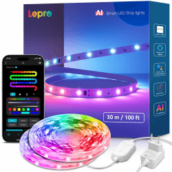 Lepro AI LED Strip S1, RGBIC 30M(2x15M) Smart LED Streifen 🌈