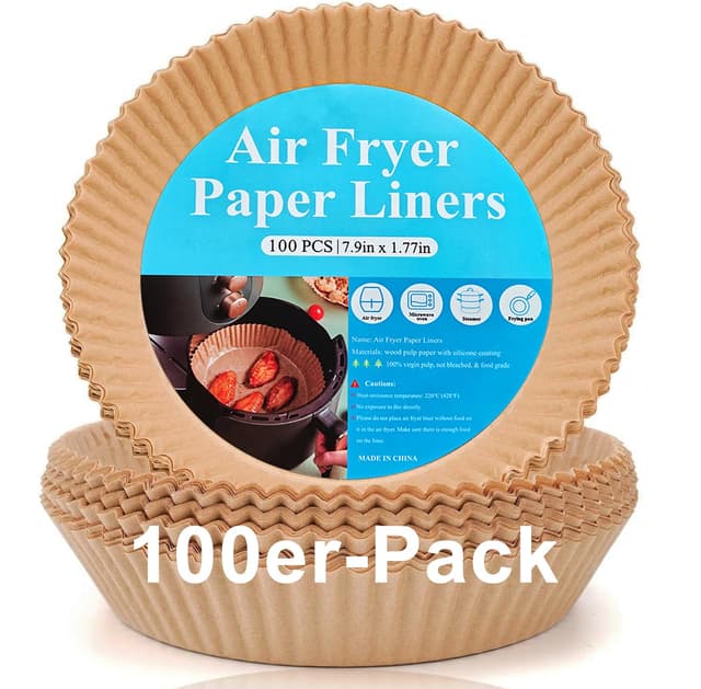 Angebot: 100 Stück Backpapier für Heißluftfritteuse 🍟🔥