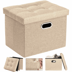 🌟 COSYLAND Sitzbank mit Stauraum - Faltbare Sitzbank für Flur, Wohnzimmer & Schlafzimmer
