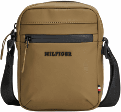 Tommy Hilfiger Herren Mini Reporter Tasche Braun (Midwestern) 🎒🌟