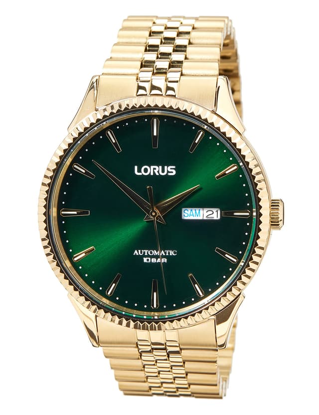 Lorus Herren-Uhren Analog Automatik 32018571 Gold ⌚