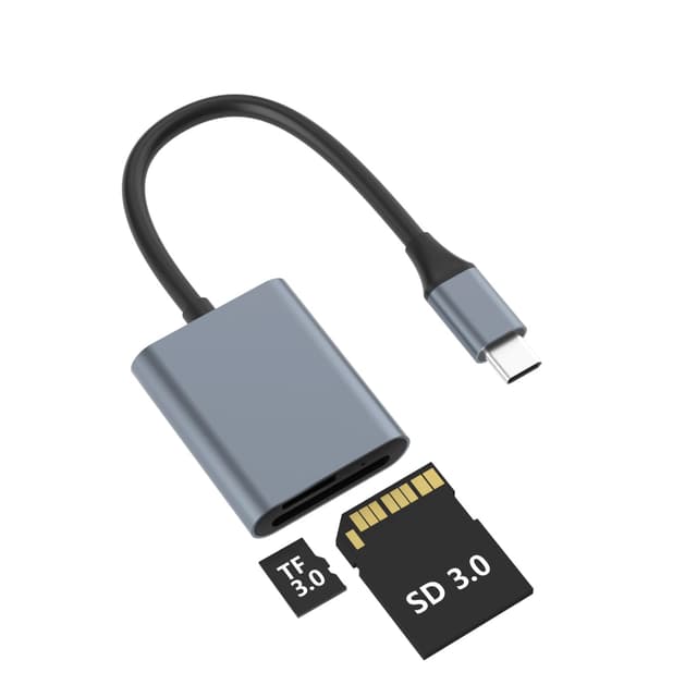 🌟 2-in-1 SD/MicroSD Kartenleser USB C, OTG Externe Kartenlesegeräte Typ C 3.0 2-in-1 für SD/Micro SD 3.0 Karten 🚀