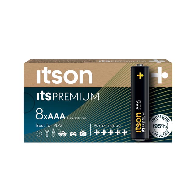 Sonderangebot: ITSON AAA-Batterien, 8 Stück 🚀