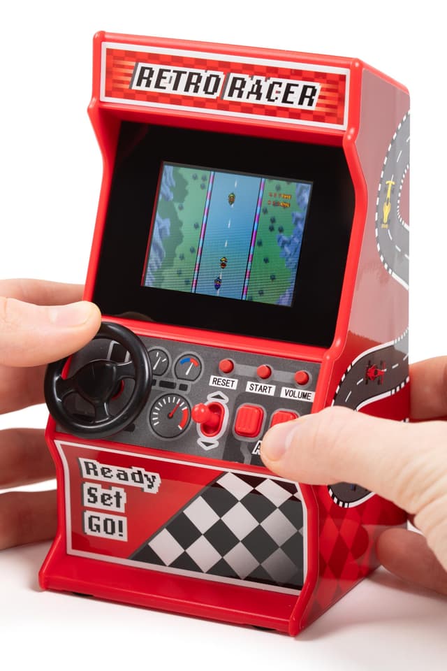 🏎️🎮 ThumbsUp! Arcade Racer 30 - Mini-Arcade-Rennmaschine mit 30 Spielen 🎮🏎️