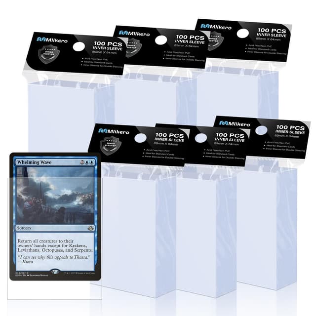 600er-Pack Kartenhüllen - Clear Inner Sleeves 600 🃏