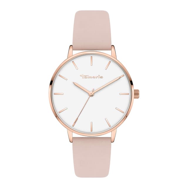 Angebot: Tamaris Damenuhr mit Lederband Roségold ⌚🌸