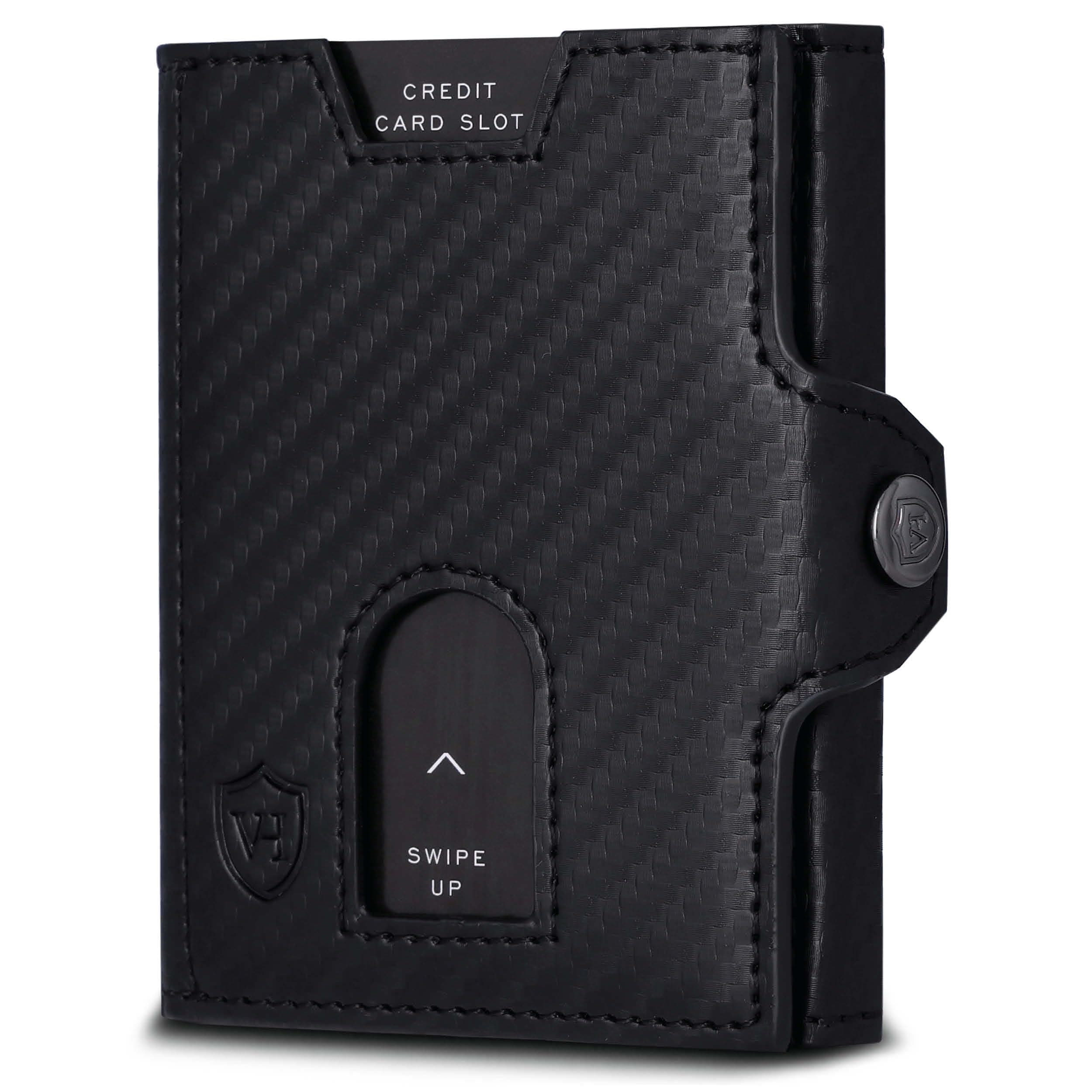 VON HEESEN Slim Wallet mit Münzfach & RFID Schutz - Geldbörse Herren & Damen