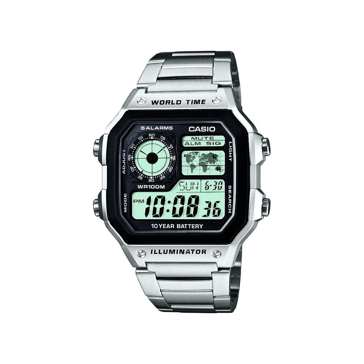 🕒 Casio Armbanduhr AE-1200WH-1AVEF Herren Uhr ⌚