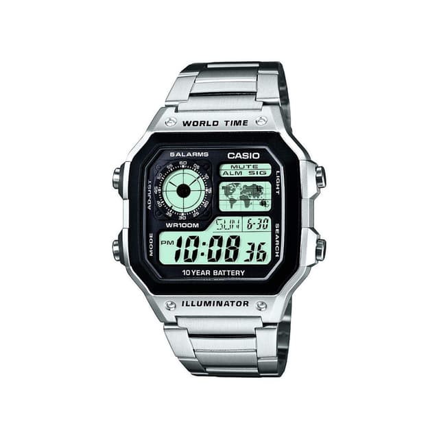 🕒 Casio Armbanduhr AE-1200WH-1AVEF Herren Uhr ⌚