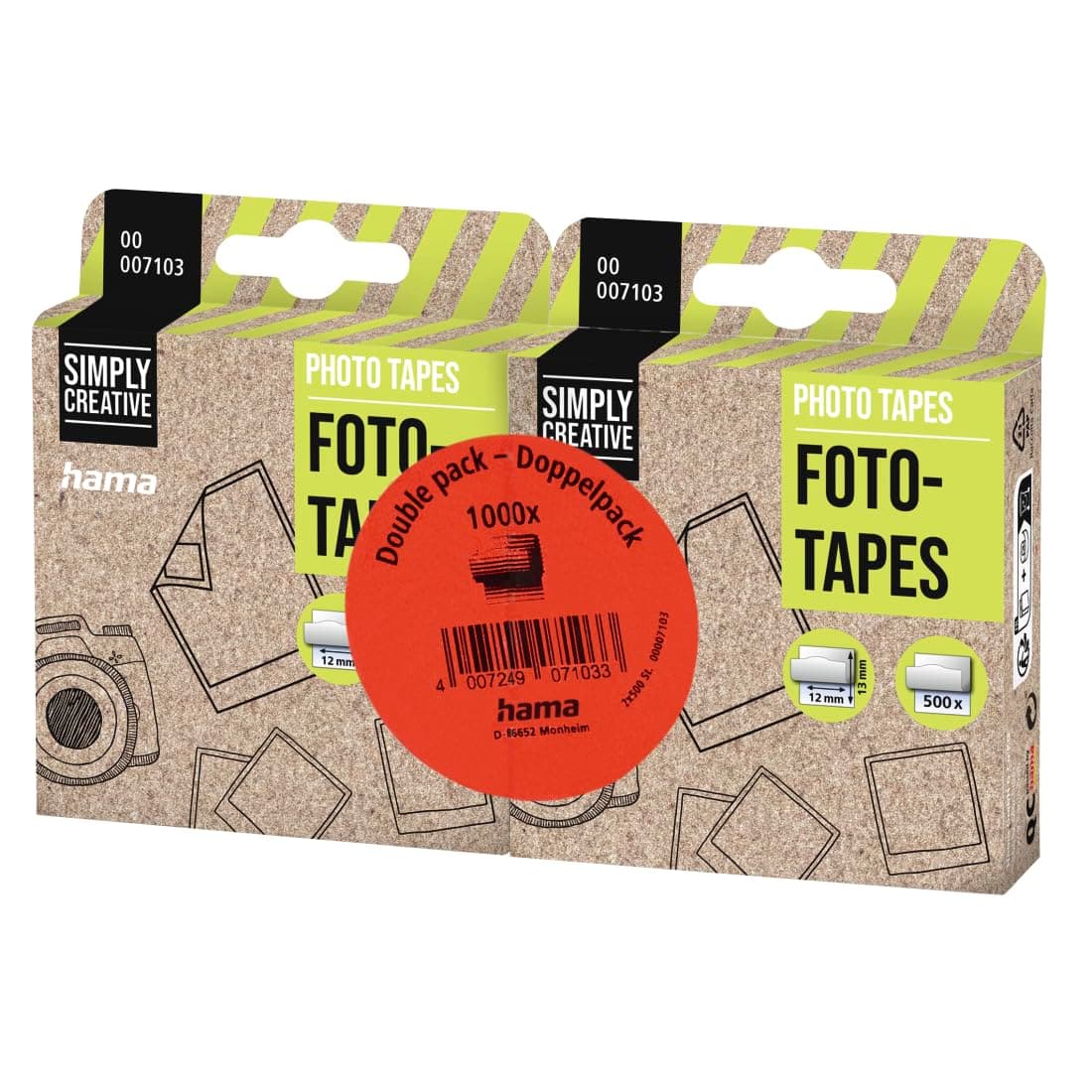 Hama Fototapes 1.000 Stück 📸🔖 - Weiß - 4.61€ - Kostenloser Versand