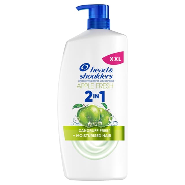 🍏🌿 Head & Shoulders Apple Fresh 2in1 Anti-Schuppen-Shampoo, 800 ml Pumpspender