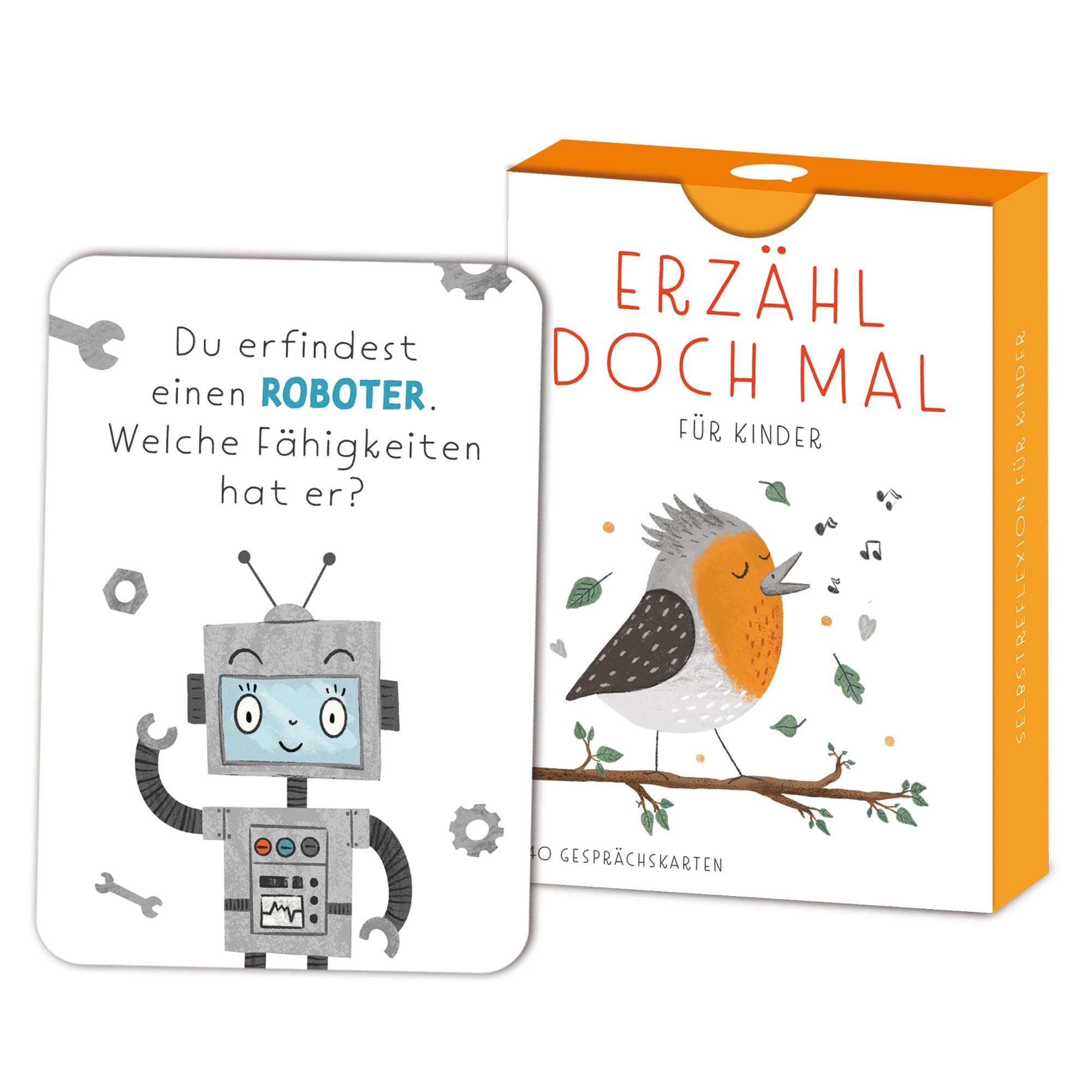 🦊 Rüsselfuchs Erzähl doch mal - 40 Erzählkarten für Kinder 🎨🧒👦