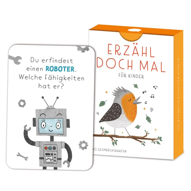 🦊 Rüsselfuchs Erzähl doch mal - 40 Erzählkarten für Kinder 🎨🧒👦