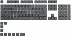 Glorious Gaming 115x GPBT-Keycaps - Cherry-Profil | Schwarze Esche Deutsch Layout 🎮🔥