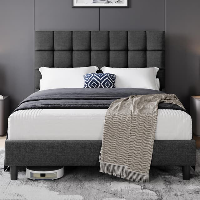Yaheetech Polsterbett 140 x 200 cm Doppelbett 🛏️