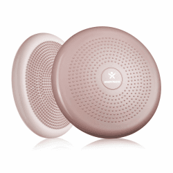 BODYMATE Ballsitzkissen inkl. Pumpe 34cm Durchmesser - Balance-Kissen, Luftkissen, Balance Pad, Noppenkissen - Core-, Fitness-, Reha-, Koordinations- und Rückentraining ROSE-GOLD 🌹💪