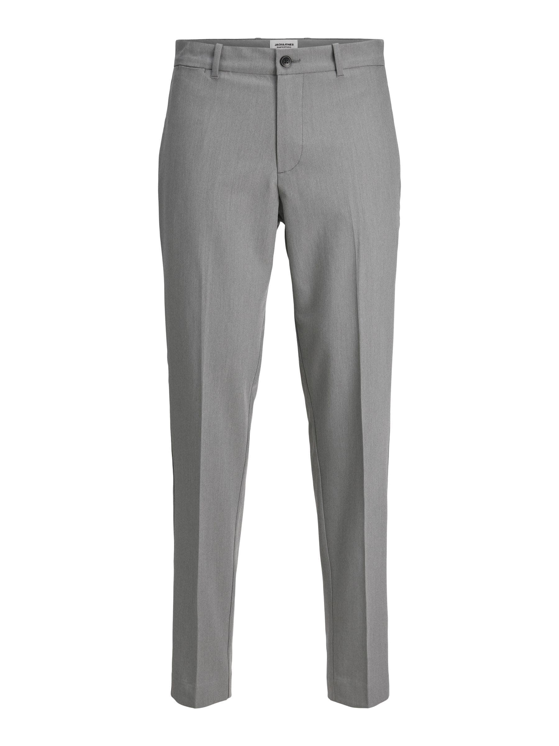 👖🌟 JACK & JONES Herren Chino Hose Tapered Fit 30W / 34L Grau Melange - Nur 18.8€!