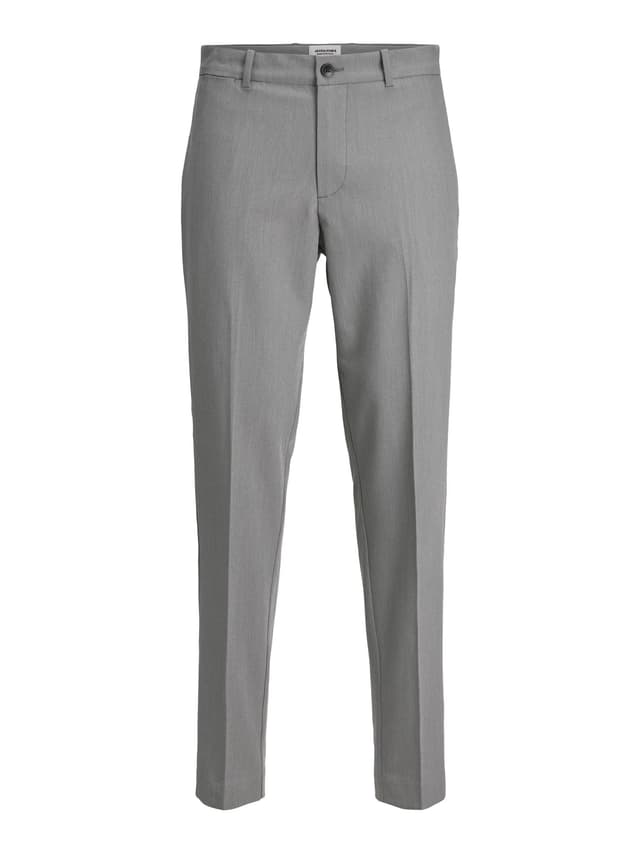 👖🌟 JACK & JONES Herren Chino Hose Tapered Fit 30W / 34L Grau Melange - Nur 18.8€!