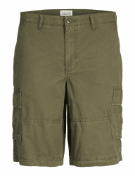 JACK & JONES Herren Jpstcole Jjcampaign Short Pls Cargoshorts 44 Olive Night 🌿🛠️