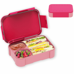 🌟 XJIANFU Brotdose Kinder mit Fächern - 900ml Auslaufsichere Bento-Box 🌈
