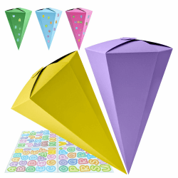 NHTJTHE 5pcs Geschwister Schultüte 30cm 🎒🍬🎉